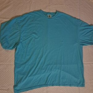 Comfort Colors Adult Size 4XL Teal Short Sleeve T-Shirt